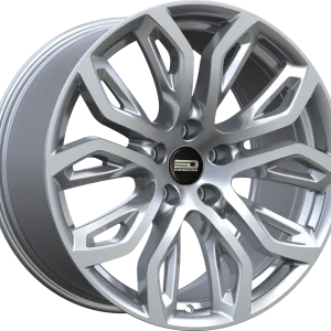 Euro Design – Tillman – Silver – 20″x10″ 40mm – All weather Wheels – TIL2010J4074HS